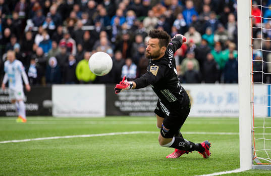 Halmstads målvakt Stojan Lukic