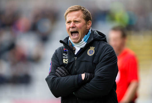 Gefles tränare Roger Sandberg reagerar