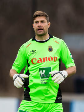 Gefles målvakt Emil Hedvall