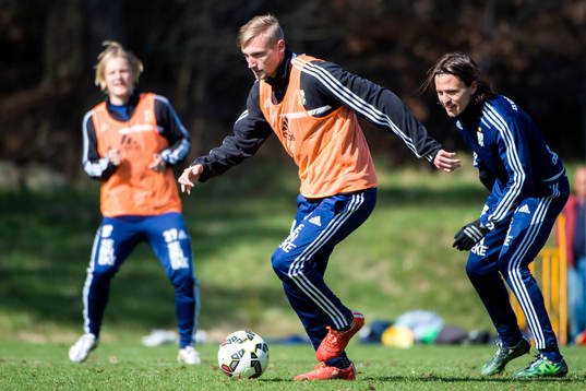 IFK Göteborgs Sebastian Eriksson och Lasse Vibe