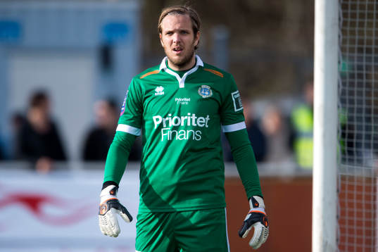 Utsiktens målvakt Axel Wibrån