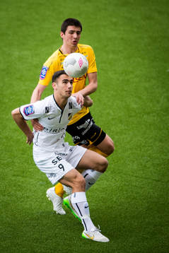 Häckens Robert Lipovac och Elfsborgs Ibrahim Dresevic