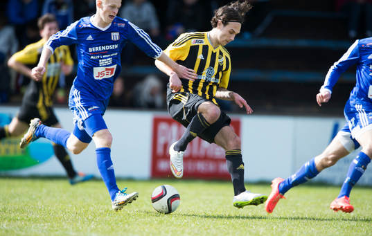 IFK Hässleholms Karim Al-Asi i matchen i division 2 mellan