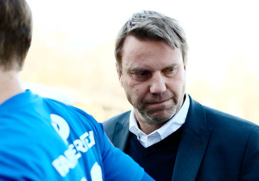 Falkenbergs tränare Hans Eklund