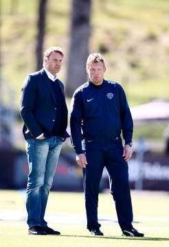 Falkenbergs tränare Hans Eklund