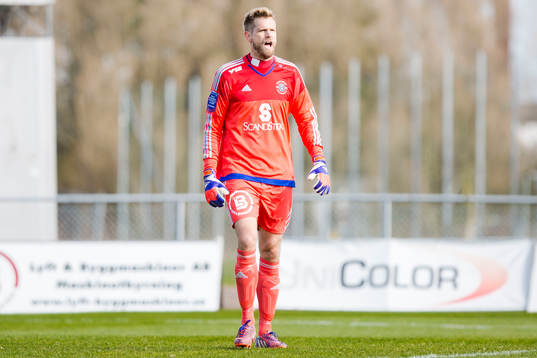 Ängelholms målvakt Oscar Berglund