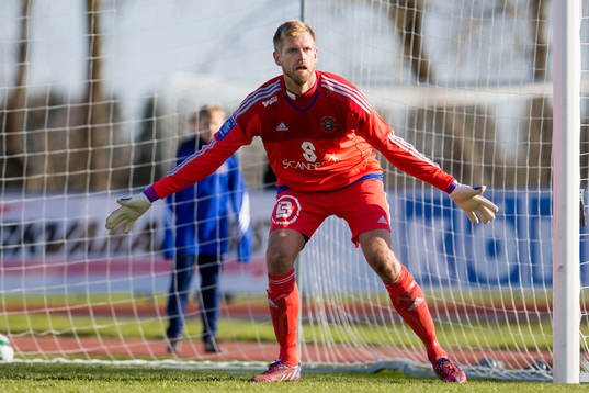 Ängelholms målvakt Oscar Berglund