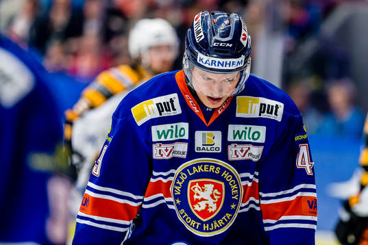 Växjös Rhett Rakhshani hänger med huvudet
