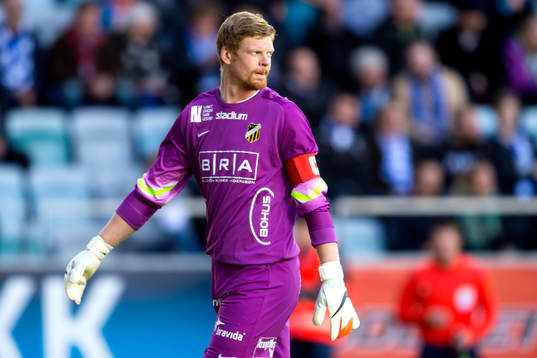 Häckens målvakt Christoffer Källqvist