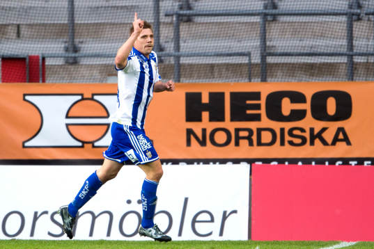 IFK Göteborgs Mikael Boman jublar