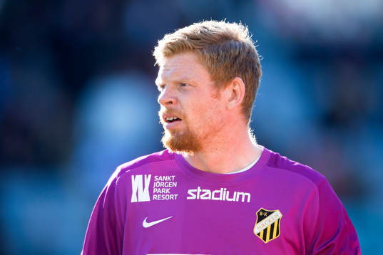 Häckens målvakt Christoffer Källqvist