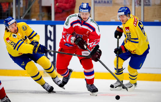 Sveriges Andreas Thuresson och  Marcus Sörensen och