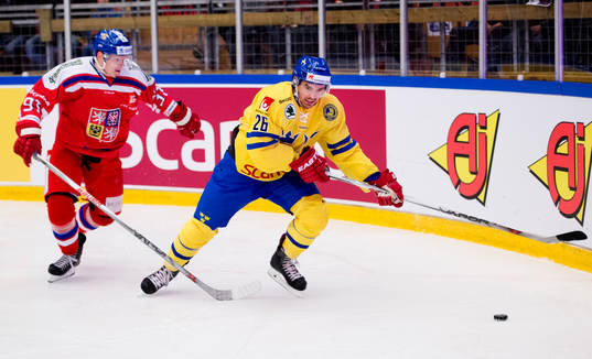 Tjeckiens Jakub Krejcik och Sveriges Martin Johansson