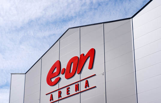 Eon-Arena innan ishockeymatchen mellan Sverige och Tjeckien