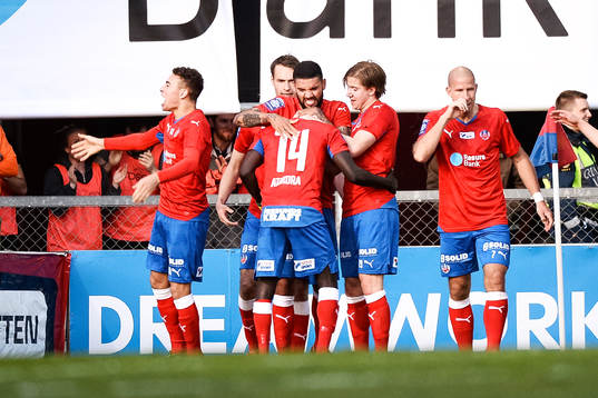 Helsingborgs Fredrik Torsteinbö jublar