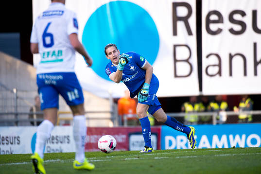Norrköpings målvakt David Mitov Nilsson