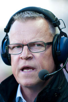 Norrköpings tränare Jan Andersson strax inna