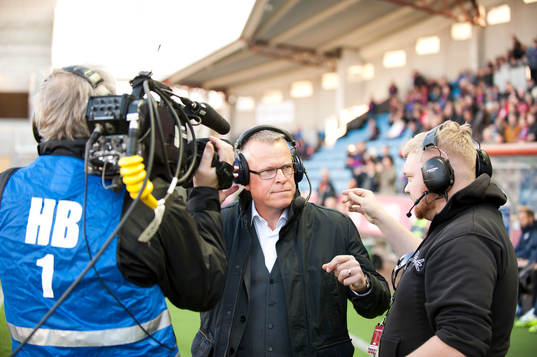 Norrköpings tränare Jan Andersson strax inna