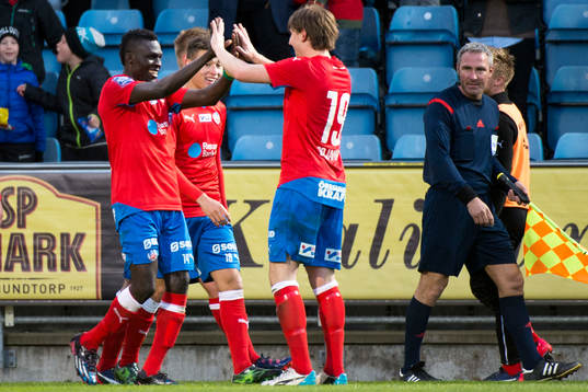 Helsingborgs Lalawélé Atakora  garttas av Darijan Bojanic