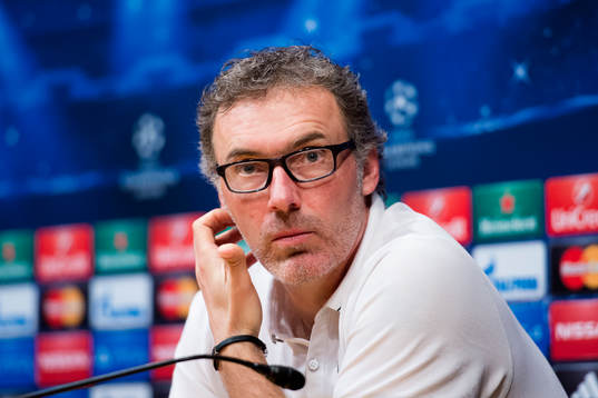 Paris Saint Germains tränare Laurent Blanc
