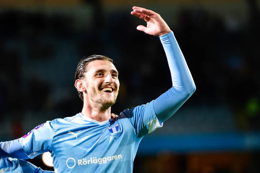 Malmö FFs Agon Mehmeti jublar