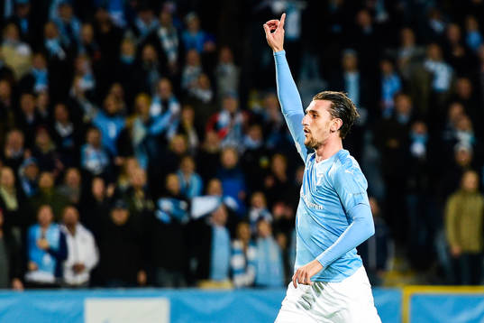 Malmö FFs Agon Mehmeti jublar