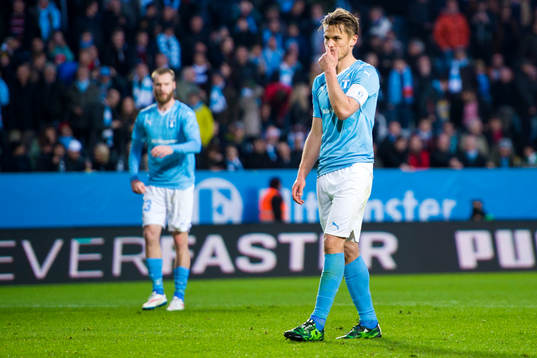 Malmö FFs Markus Rosenberg deppar