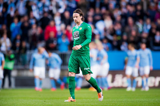 Hammarbys Linus Hallenius deppar