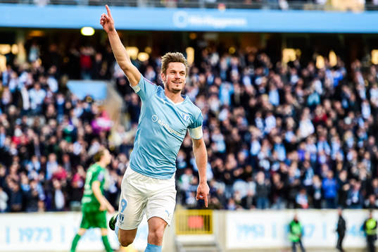 Malmö FFs Markus Rosenberg jublar