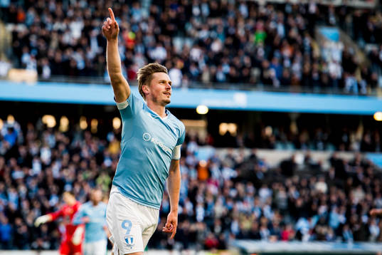Malmö FFs Markus Rosenberg jublar