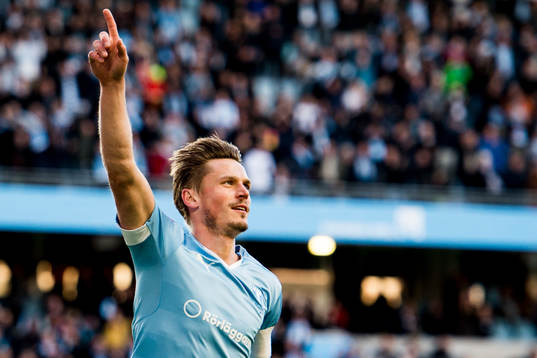 Malmö FFs Markus Rosenberg jublar