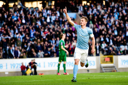 Malmö FFs Markus Rosenberg jublar