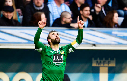 Hammarbys Kennedy Bakircioglu jublar