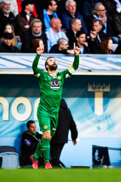 Hammarbys Kennedy Bakircioglu jublar