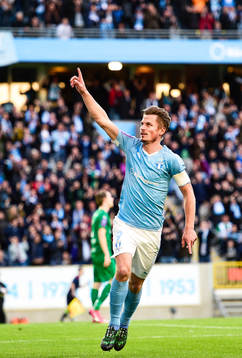 Malmö FFs Markus Rosenberg jublar