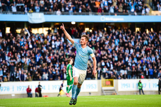 Malmö FFs Markus Rosenberg jublar
