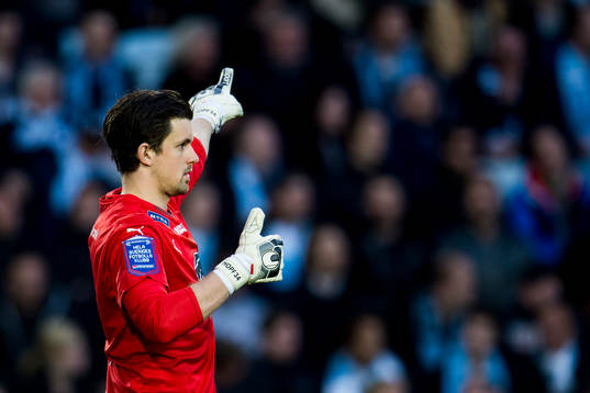 Hammarbys målvakt Johannes Hopf