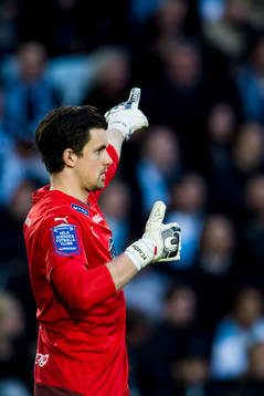 Hammarbys målvakt Johannes Hopf