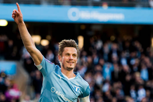 Malmö FFs Markus Rosenberg jublar