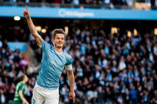 Malmö FFs Markus Rosenberg jublar