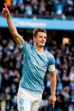 Malmö FFs Markus Rosenberg jublar