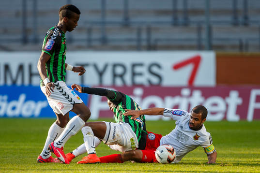 Gais Bryan Johansson och Kieron Cadogan