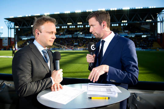 Anders Andersson och Jonas Dahlkvist på Cmore