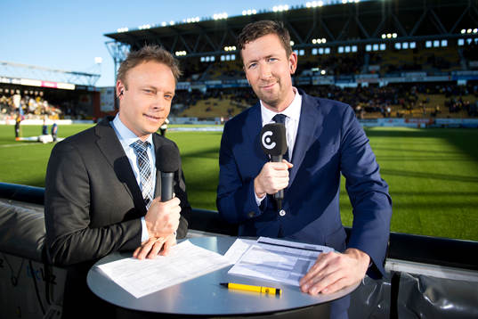 Anders Andersson och Jonas Dahlkvist på Cmore