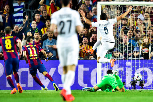 Barcelonas Neymar gör 1-0