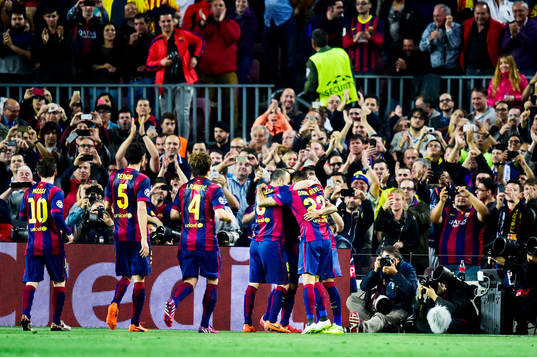 Jubel i Barcelona