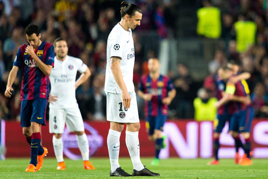 PSGs Zlatan Ibrahimović deppar
