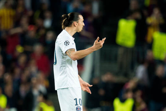 PSGs Zlatan Ibrahimović deppar