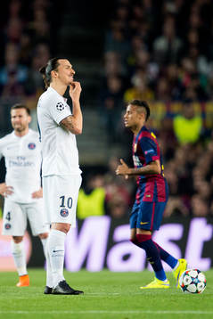 PSGs Zlatan Ibrahimović deppar