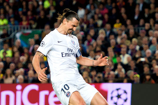PSGs Zlatan Ibrahimović deppar